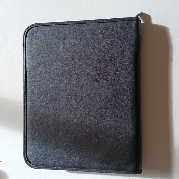 Zippered plether 3 ring notebook - Picture 3 of 4